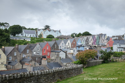 Cobh: colored row houses