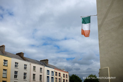 Waterford: where the Irish flag first flew (green for nationalists, orange for loyalists, white for peace between the 2) 