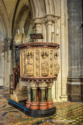 Dublin: ornate pulpit