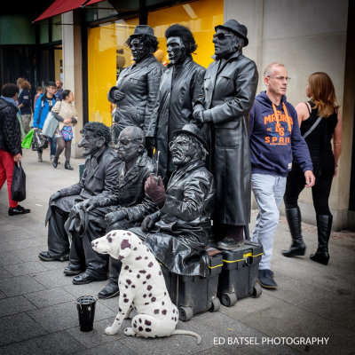 Grafton Street mimes