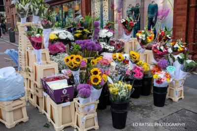 Grafton Street flower vendor