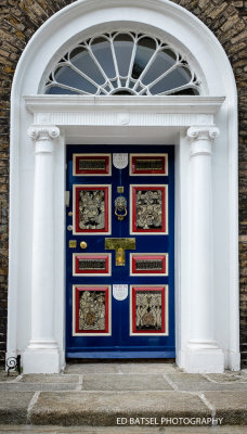Georgian door near Merrion Square Park