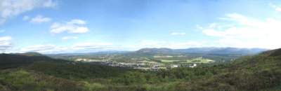 View of Aviemore from Craigellachie NNR