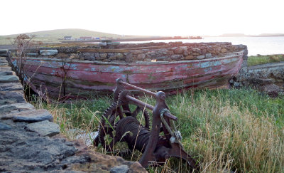Boat at Baltasound Unst Shetland