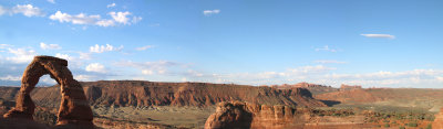 delicate arch Panorama