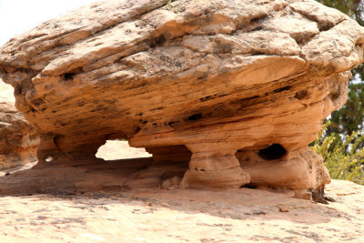 Rock formation near delicate arch