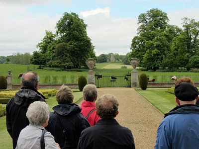 looking out towards the folly