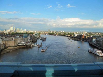 view from high walkway