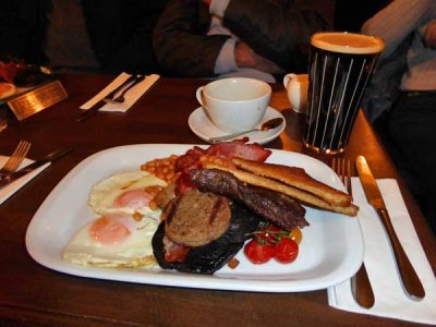 city boy's breakfast - phew!