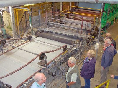 how large scale paper making used to be