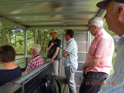 stopping point on the land train