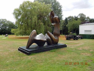 within the sculpture park