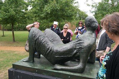 within the sculpture park