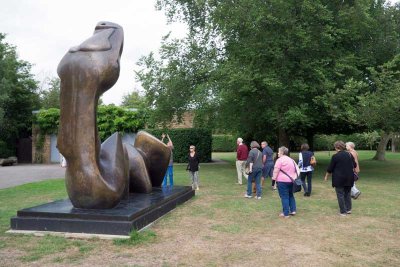 within the sculpture park