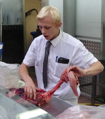 the pluck - innards from a pig
