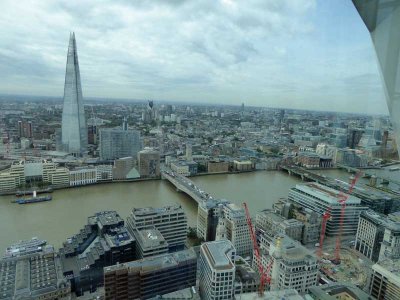 view from the top - sky garden