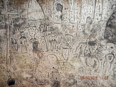 medieval carvings in the chalk