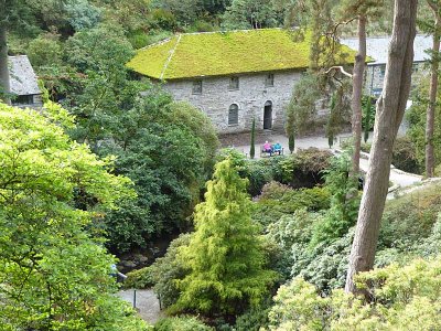 looking down to the old mill