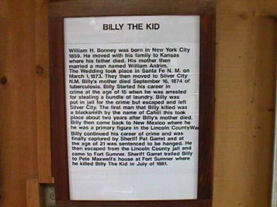 Fort Sumner Billy The Kid
