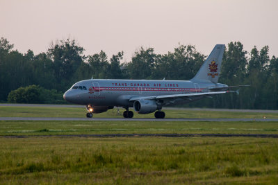 The only Air Canada plane displaying this scheme
