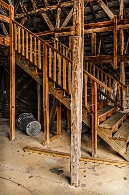 Up The Barn Staircase