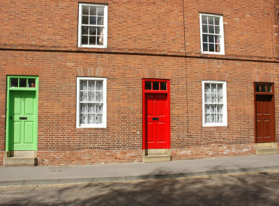 Colourful Doors, Newark, UK