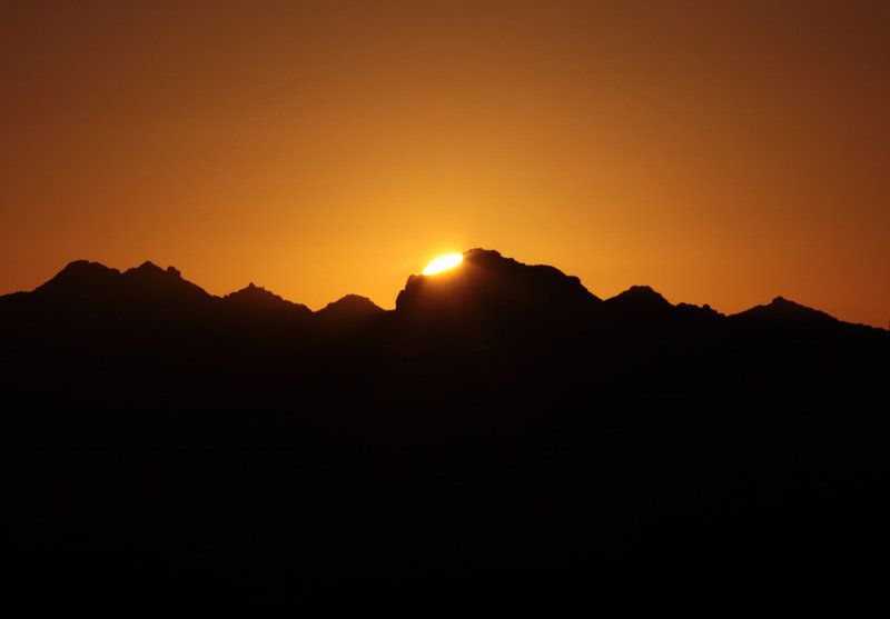 Sunrise Over Eagle Tail Mountains