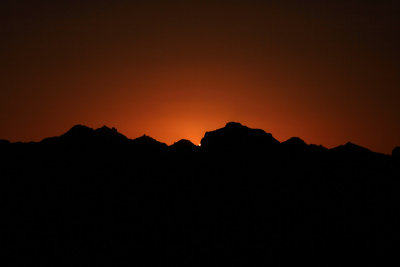Sunrise Over Eagle Tail Mountains