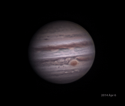 Jupiter: .Changes in 41 Days