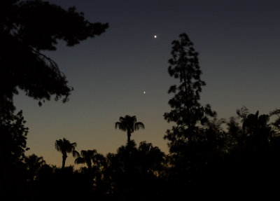 Venus and Jupiter -- August 16, 17, 18, 2014