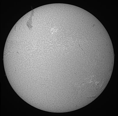 Sun in H-alpha: 4/26/15