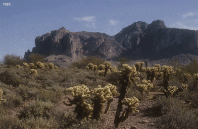 Superstition Mountains Time-lapse