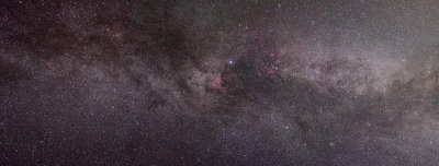 Cygnus, Lacerta, Cepheus - six images with 50mm lens on 20Da