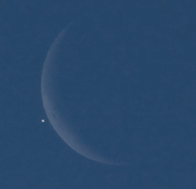 Venus Occultation Ingress Time-lapse: December 7, 2015