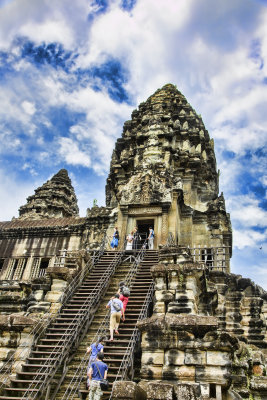 Angkor Wat  Stairs for tourists