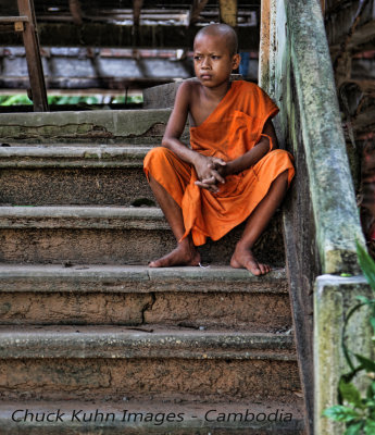 young monk Cambodia