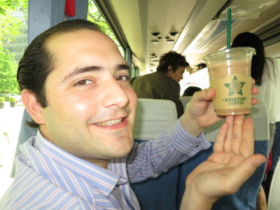 One of the many Starbucks imitators