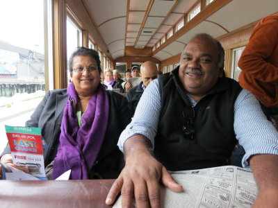 Heading out on the White Pass Railway