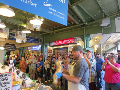 Pike Place Market Fish Throw