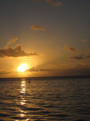 Sunset in Canouan