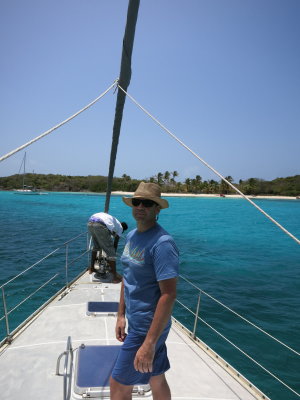 Arriving at the Tobago Cays