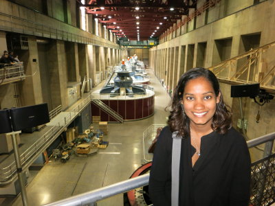 Shaina at the power plant