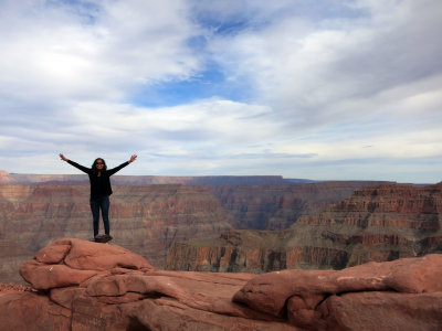 Shaina on top of the world