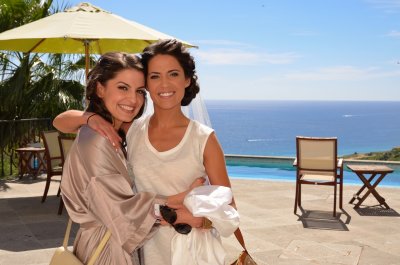 Morning of the wedding at Capella Pedregal