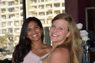 Georgeous bridesmaids, Halee and Amanda