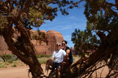 Ed & Loida in Monument Valley Tree.JPG