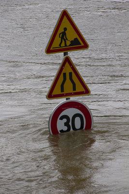 La crue de la Seine