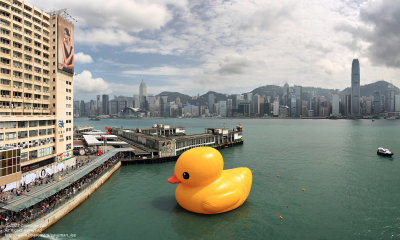 Rubber Duck in Hong Kong
