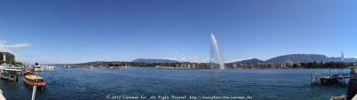 Panorama of Lake Geneva