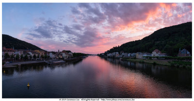  Sunset in Heidelberg